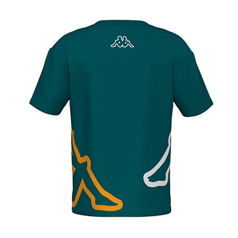 Men's Logo Cufs T-Shirt -Deep Blue