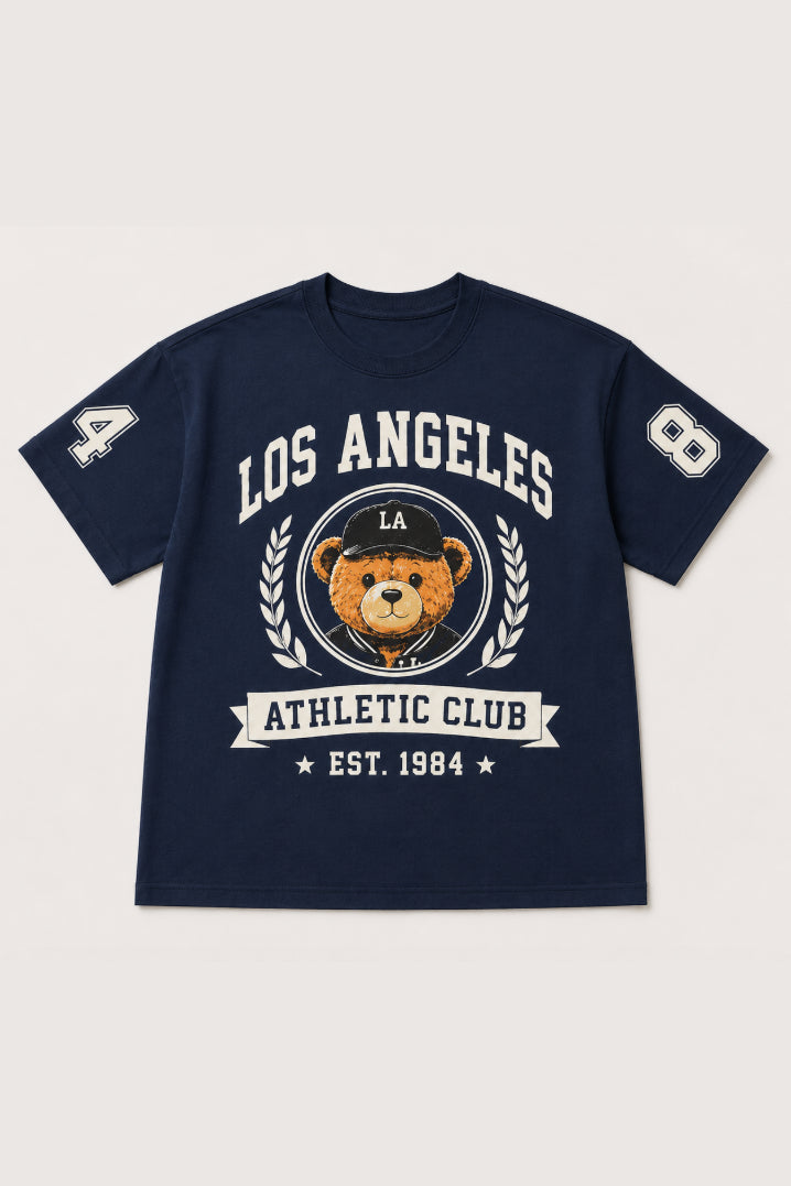 Girls Number Sports Jersey - Navy
