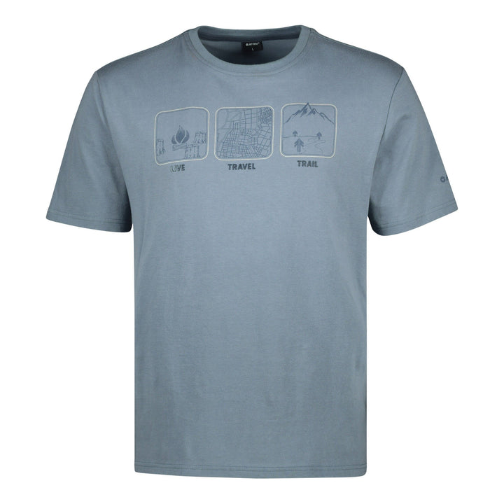 Men's Live Travel Trail Tee Flint Stone