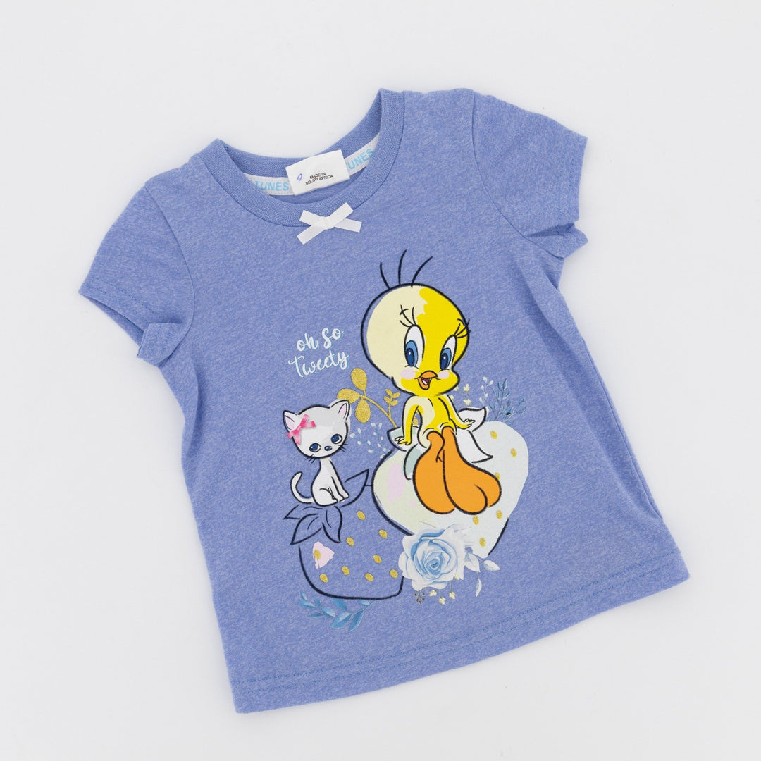 Baby Girls Tweety T-Shirt-Blue