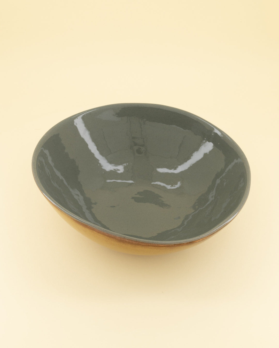 Hand Made Two-Tone Ceramic Bowl
