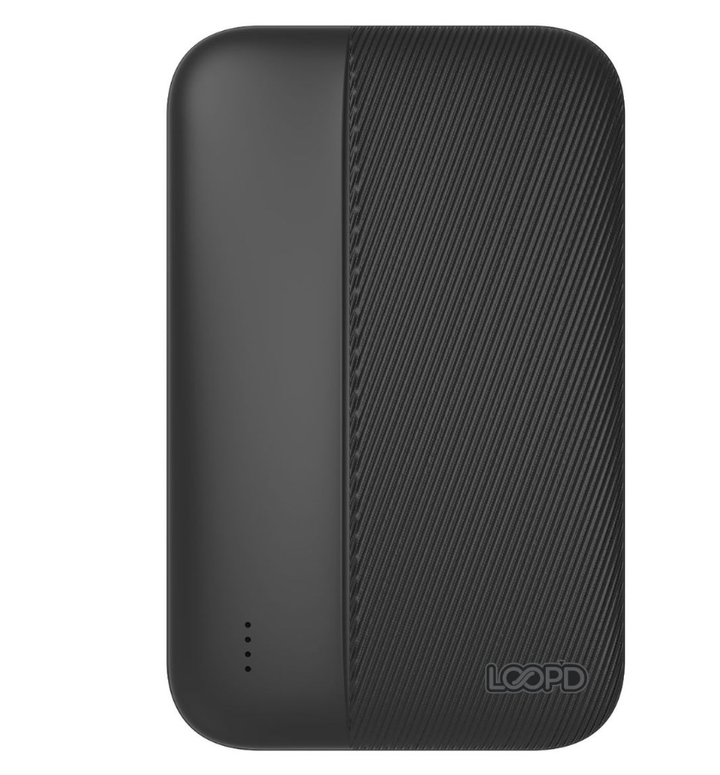 5000mAh 4LED Black Powerbank