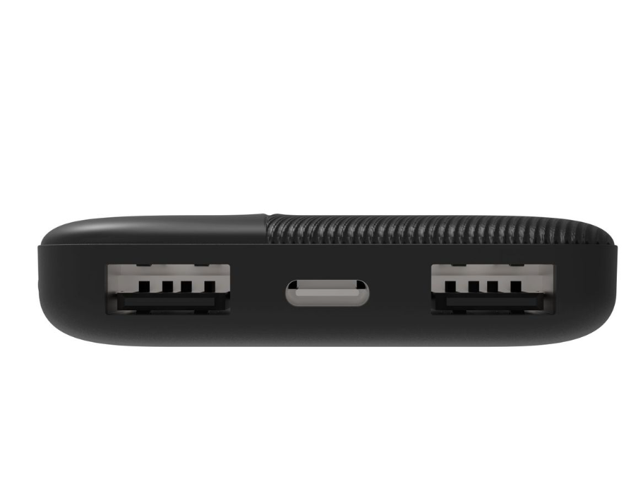 5000mAh 4LED Black Powerbank