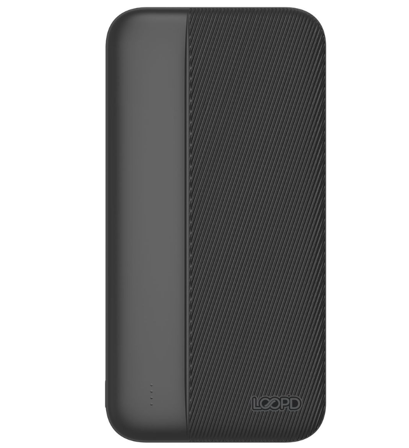 10 000mAh 4LED Black Powerbank