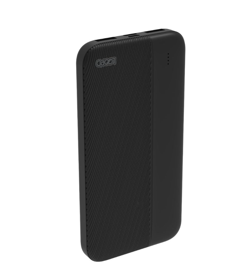 10 000mAh 4LED Black Powerbank