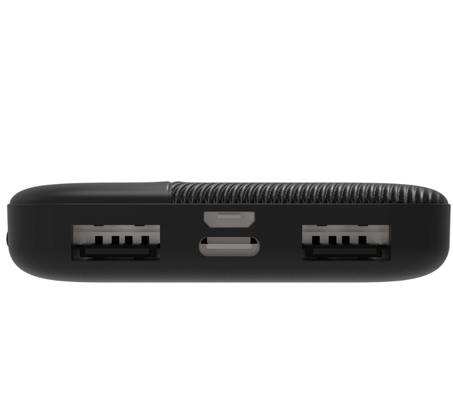 10 000mAh 4LED Black Powerbank
