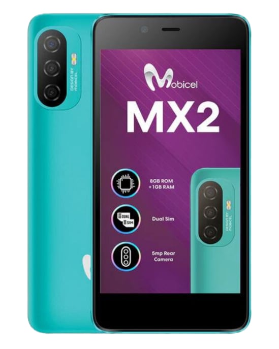 Mobicel MX2 8GB 3G Dual Sim Green Cellphone