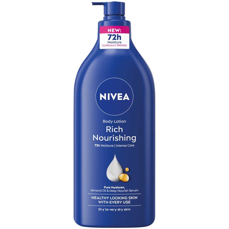 Nivea Rich Nourishing 625Ml Body Moituriser