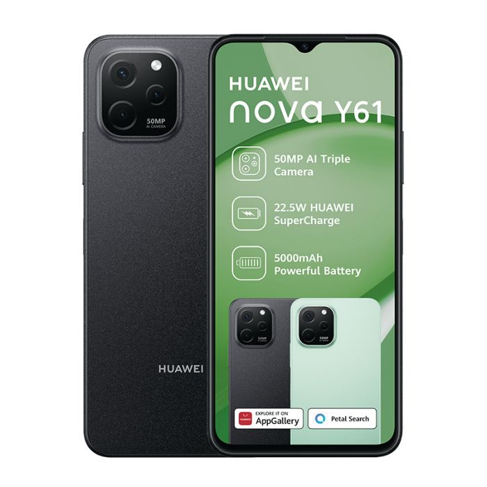 Nova Y61 Dual Sim Black Cellphone