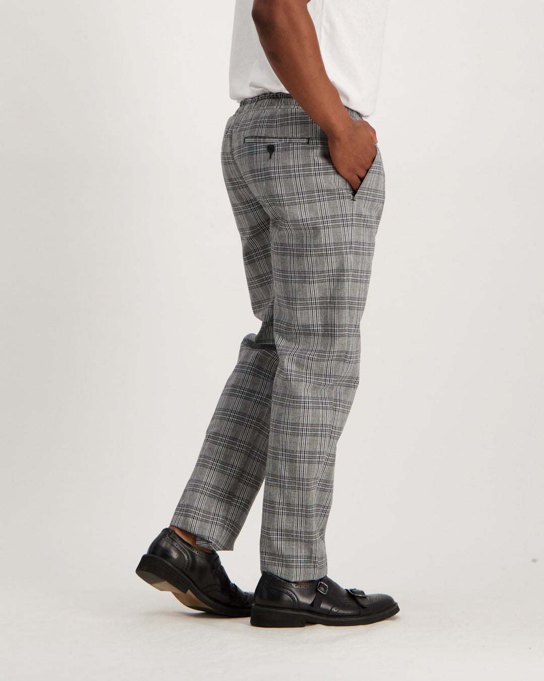 Men's YD Check PV Traveller Pant - Grey