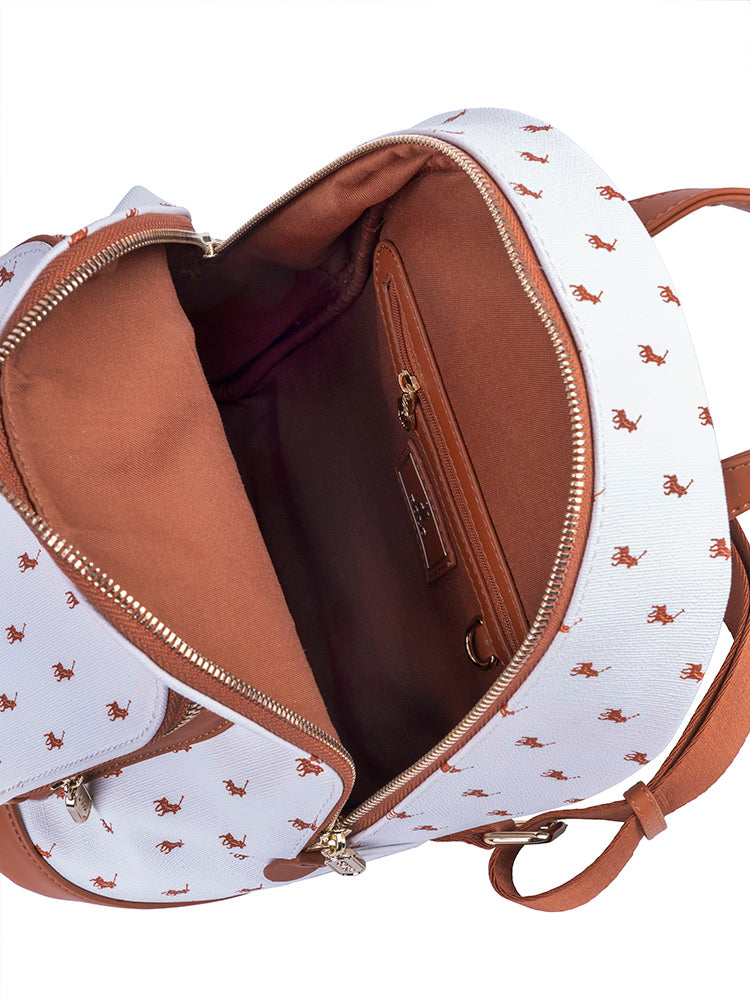 Iconic Backpack-White