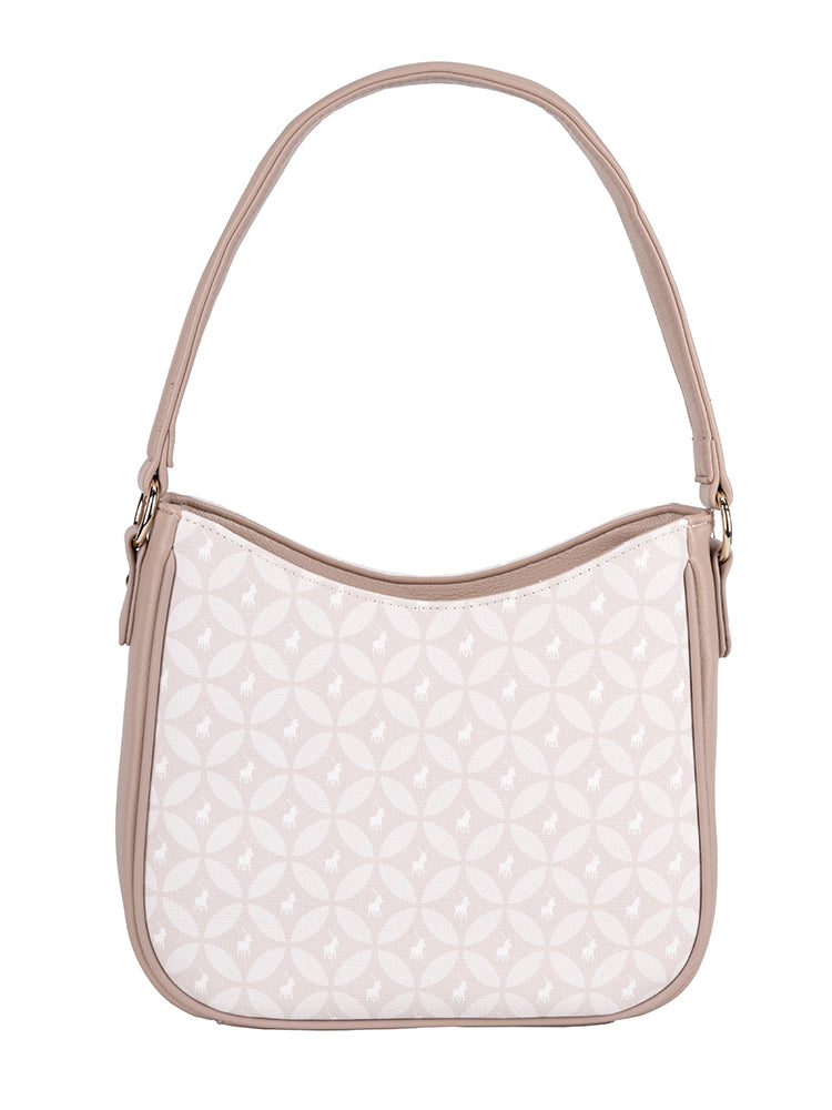 Porter Hobo Crossbody Bag - Taupe