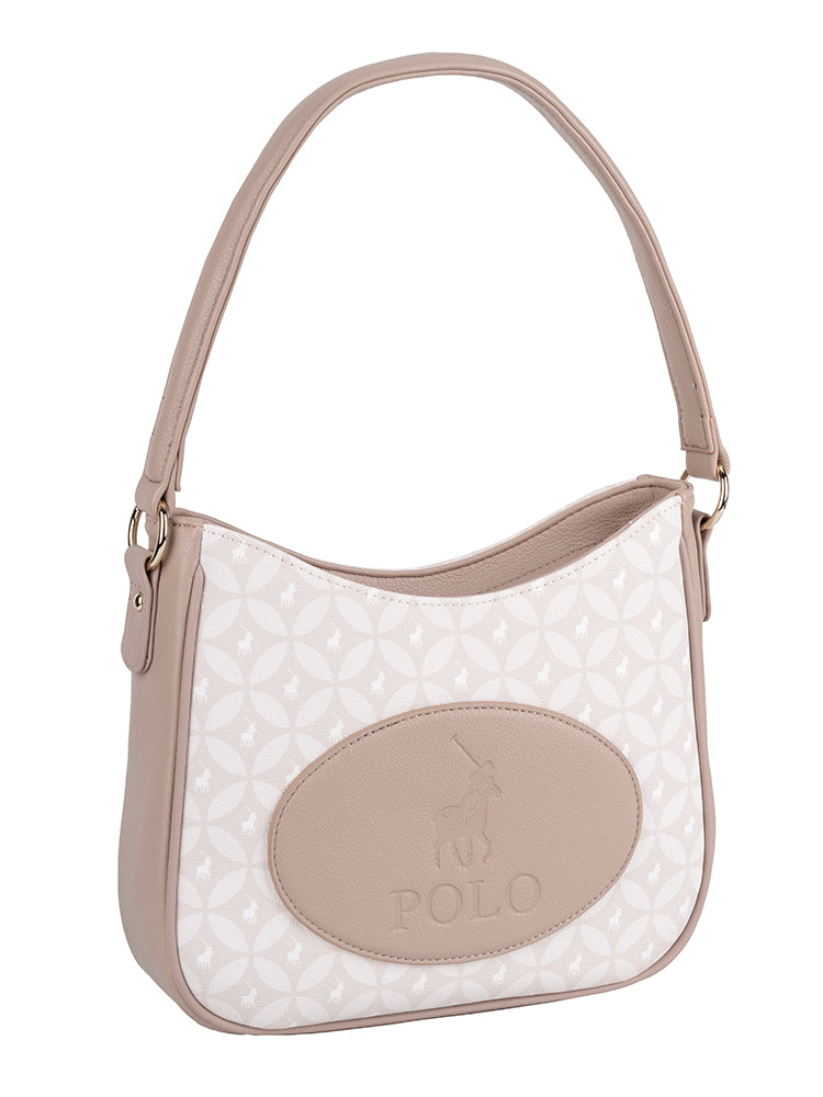 Porter Hobo Crossbody Bag - Taupe