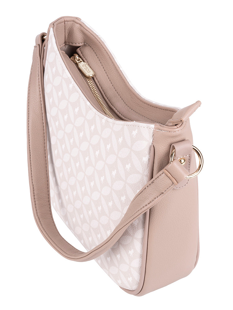 Porter Hobo Crossbody Bag - Taupe