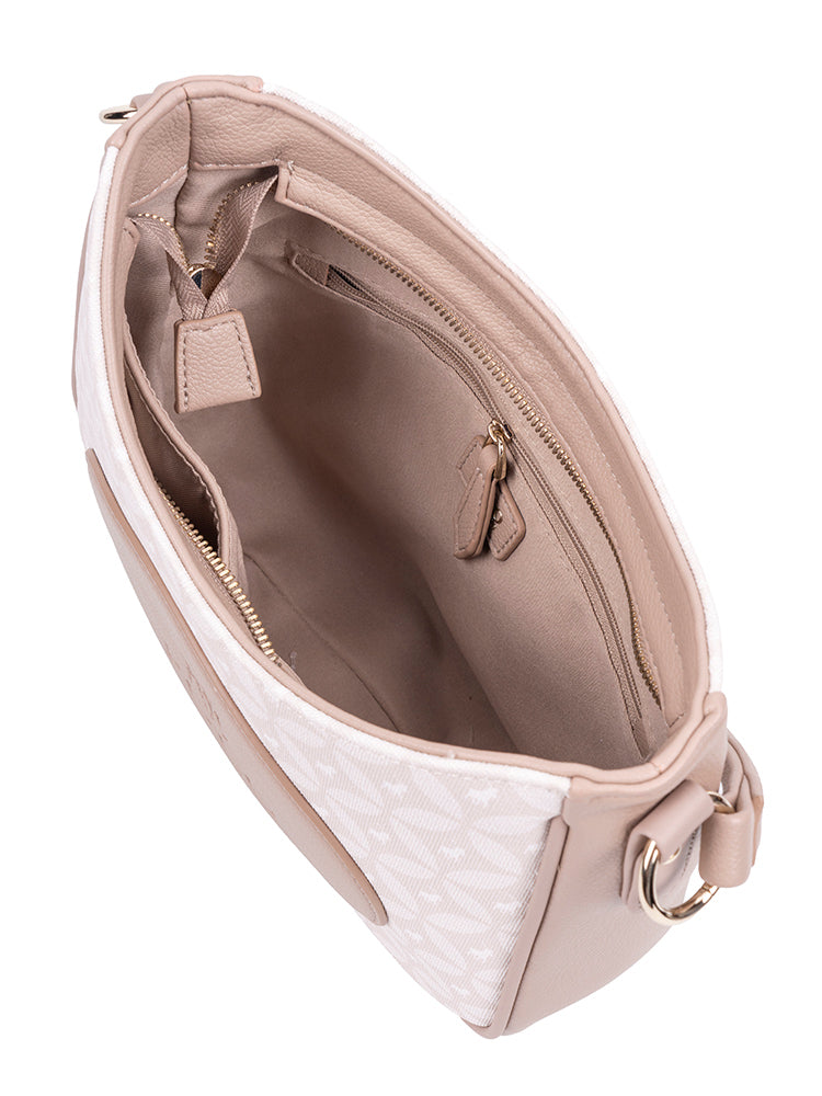 Porter Hobo Crossbody Bag - Taupe