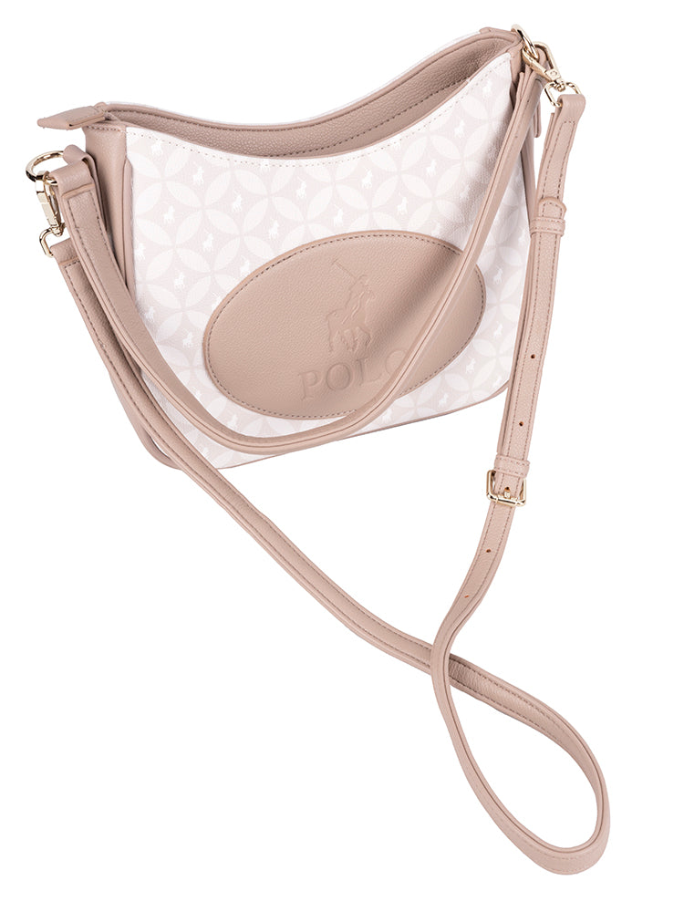 Porter Hobo Crossbody Bag - Taupe