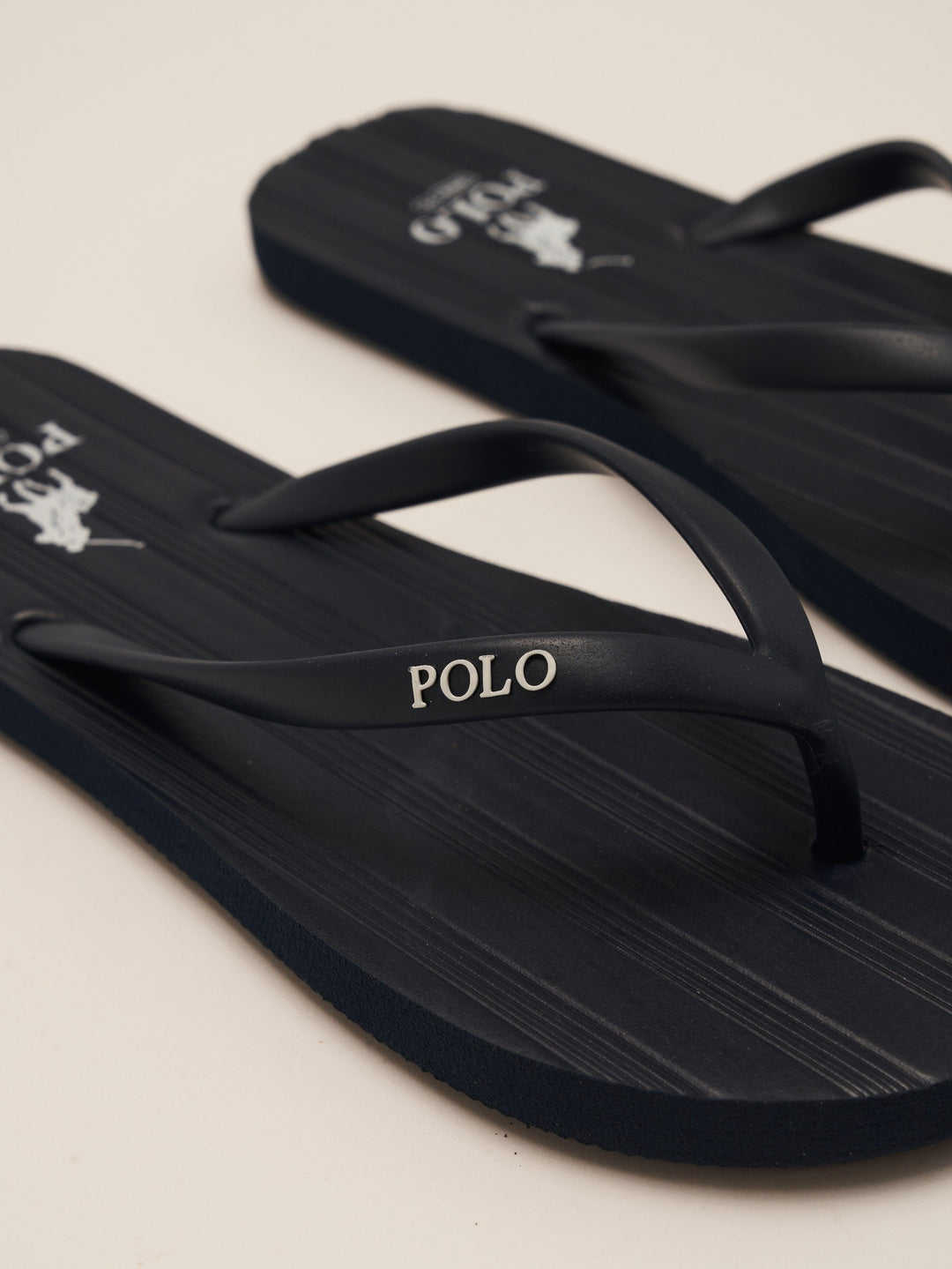 Ladies Giselle Plain Flip Flop Sandal - Navy