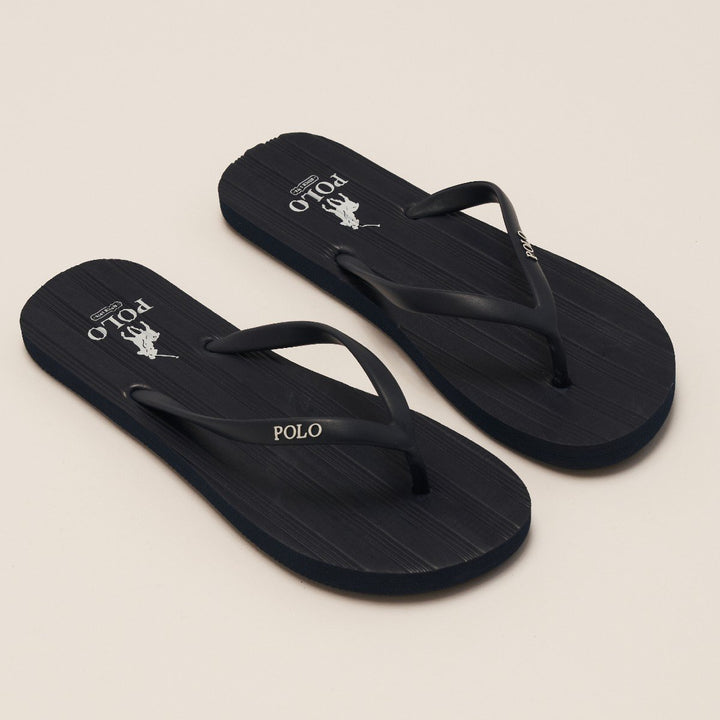 Ladies Giselle Plain Flip Flop Sandal - Navy