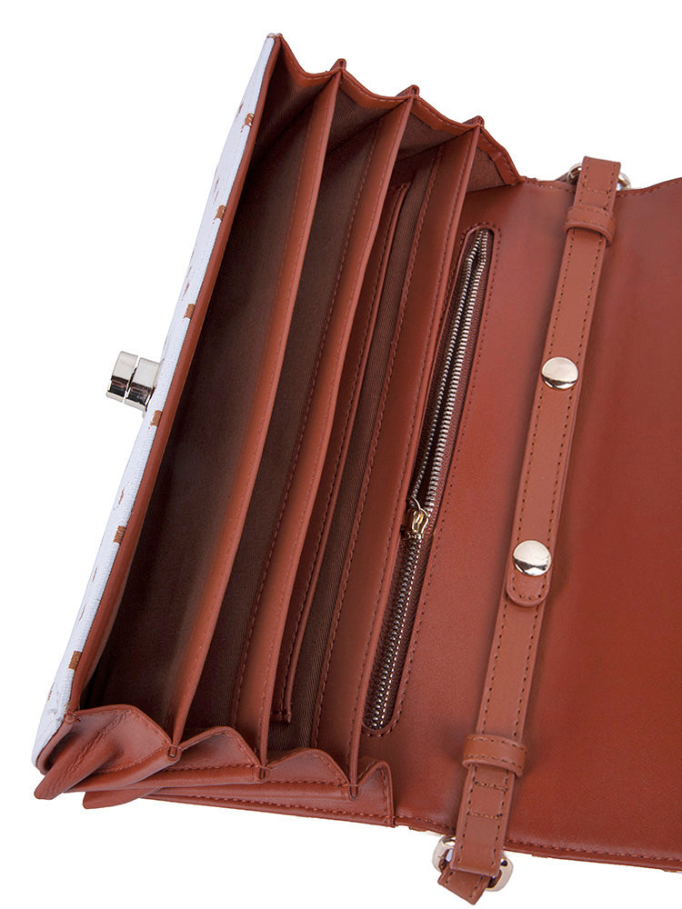 New Iconic Travel Purse - White