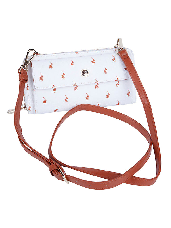 Iconic Phone Sling Bag-White