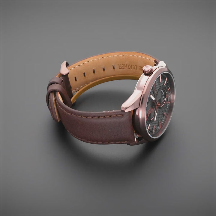 Police Styleshift Watch - Brown