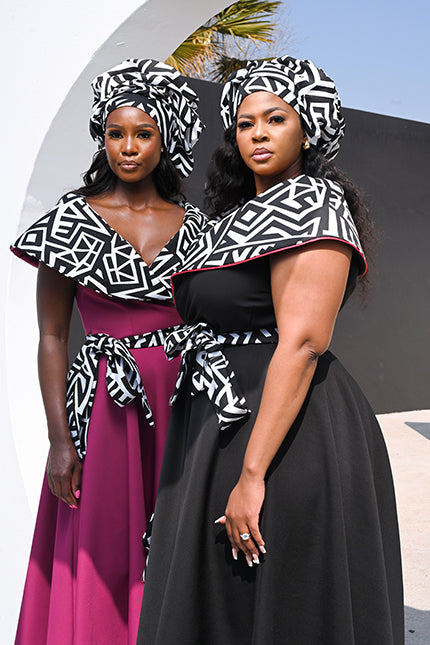 Smakuhle Reversible Dress - Black