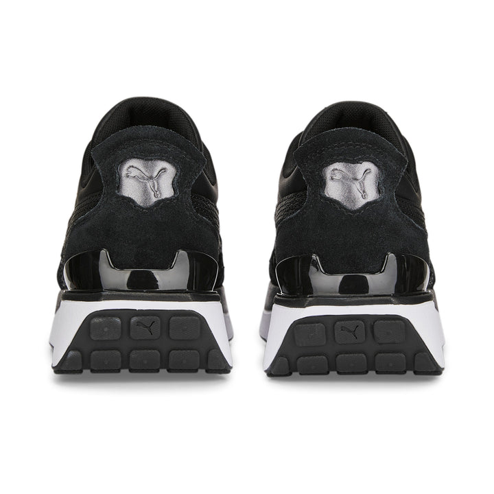 Cruise Rider Sequin Lace Up Sneaker - Black