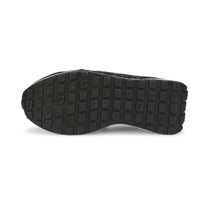 Cruise Rider Sequin Lace Up Sneaker - Black