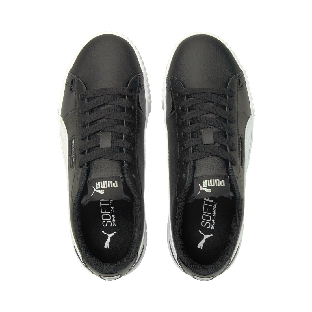 Ladies Carina Crew Iridescent  Sneaker - Black