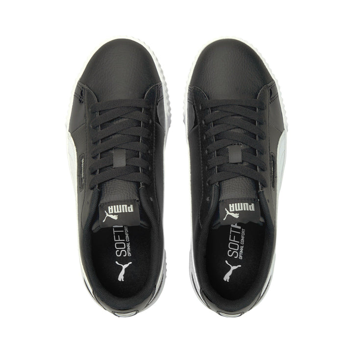 Ladies Carina Crew Iridescent  Sneaker - Black