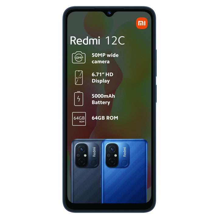Redmi 12C 64GB Black Cellphone