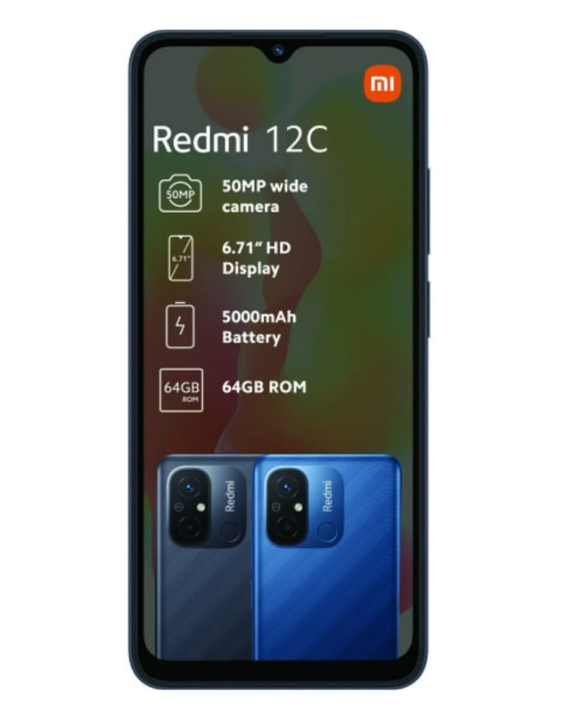 Redmi 12C 64GB Black Cellphone