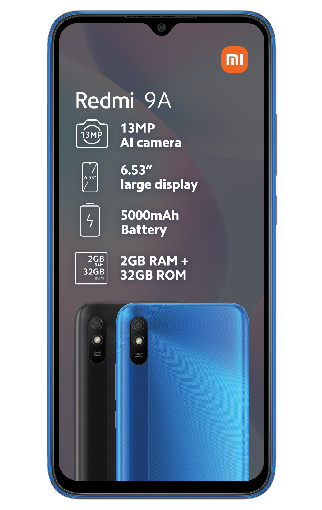Redmi 9A Cellphone - Blue