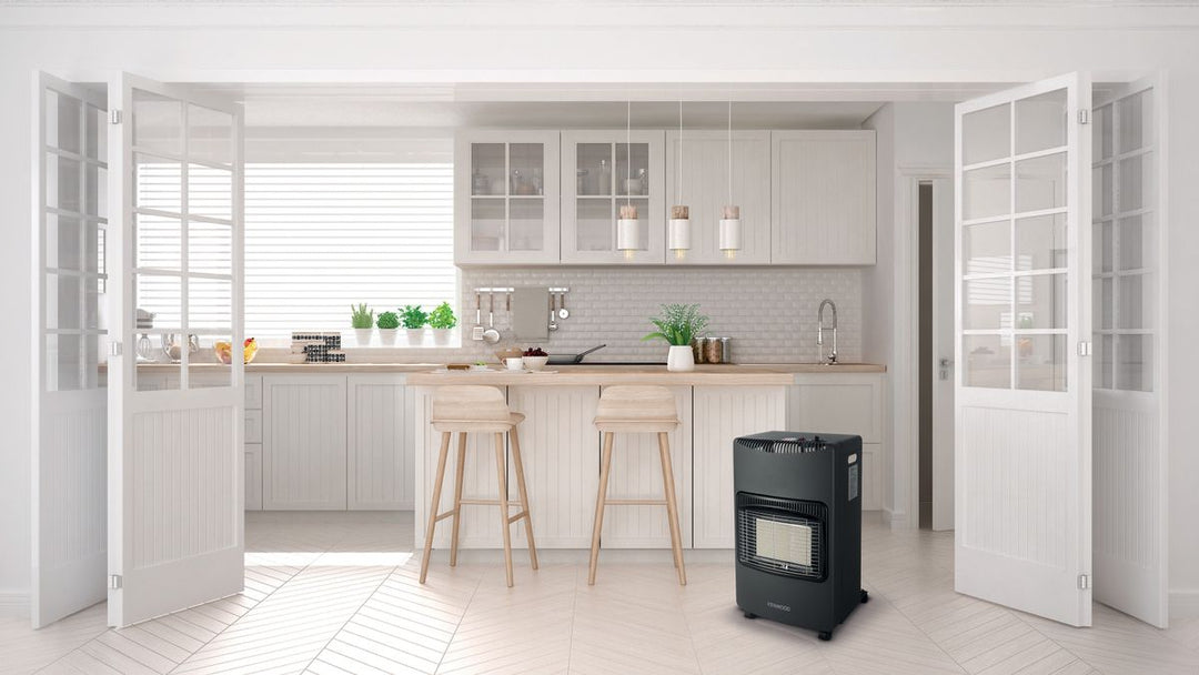 Kenwood 9Kg Black Foldable Gas Heater