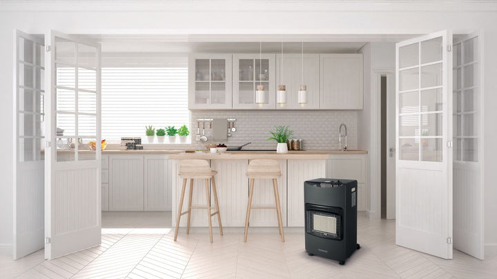 Kenwood 9Kg Black Foldable Gas Heater