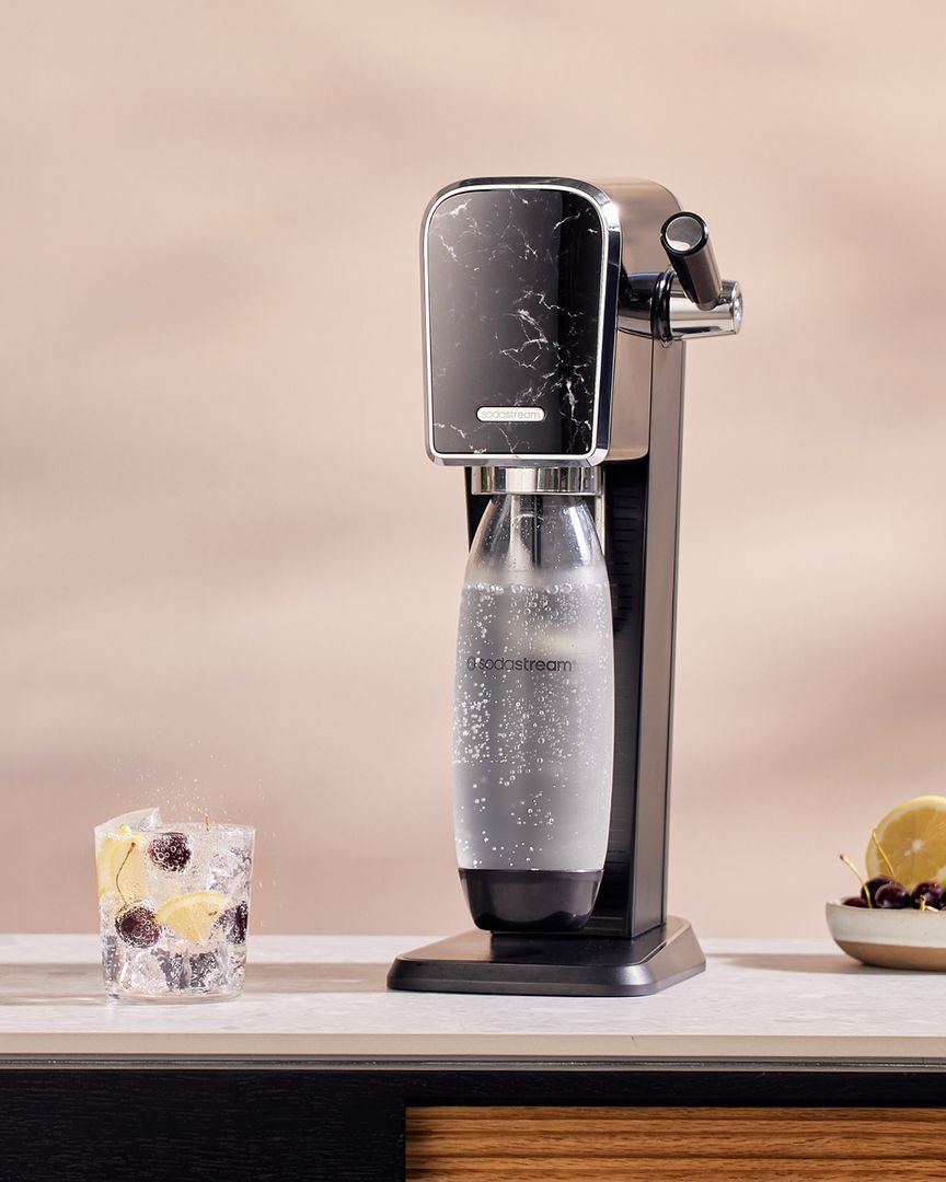 SodaStream Black Marble Art Sparkling Water Maker