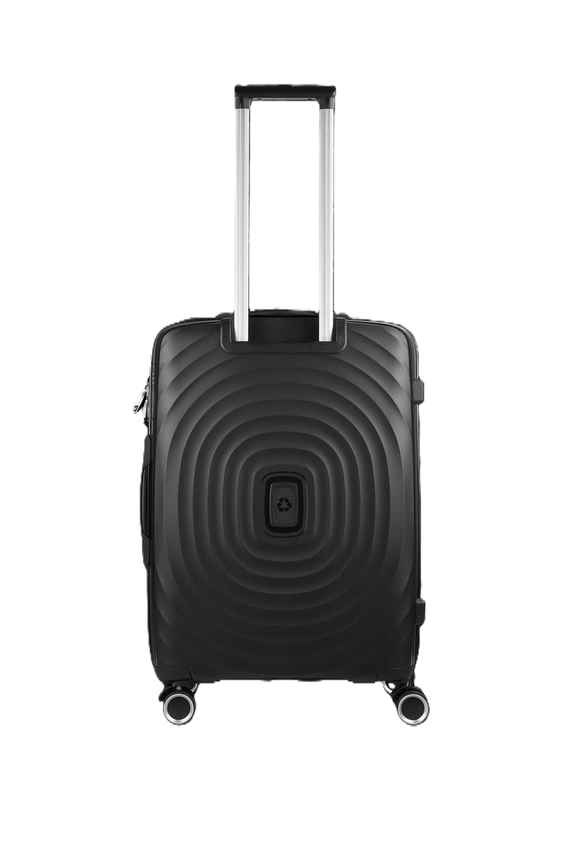 Travelwize Ripple 4-Wheel Spinner Luggage - Black