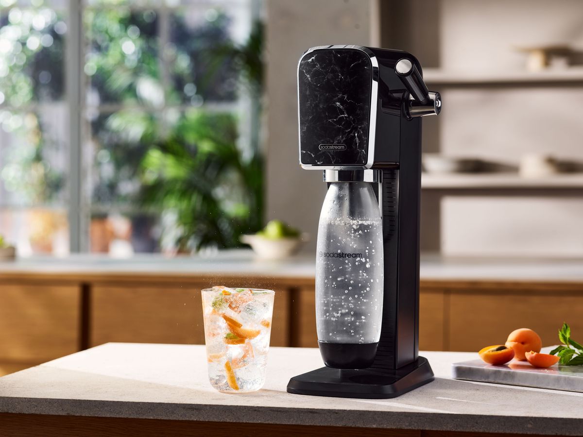 【tkm.y】SodaStream ART MARBLE 炭酸水メーカー SodaStream Black Marble Art Sparkling Water Maker – Edgars