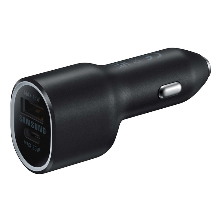 Dual Port Car Charger 40W Black