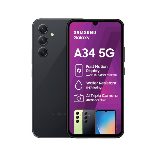 Galaxy A34 5G Dual Sim Green Cellphone – Edgars