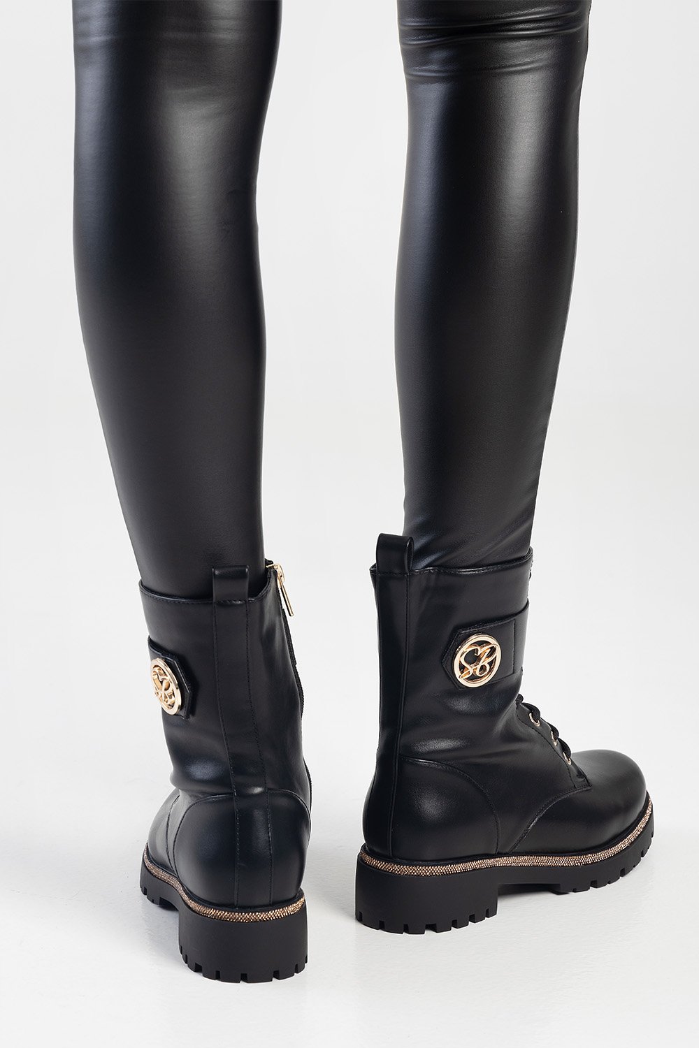 Janie Chunky Boot - Black