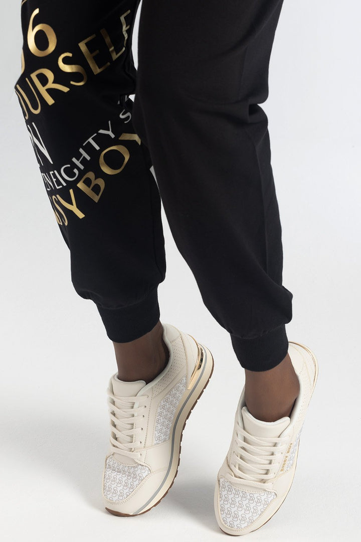 Ladies Logomania Sneaker - Beige