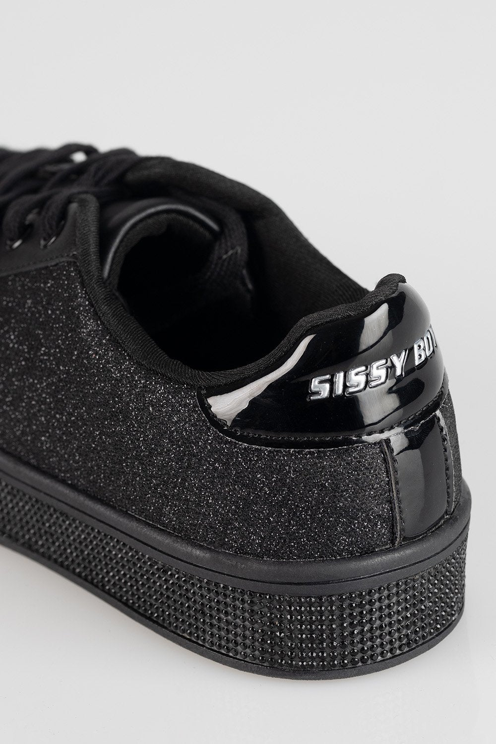 Ladies Shine Bright Duchess Sneaker - Black