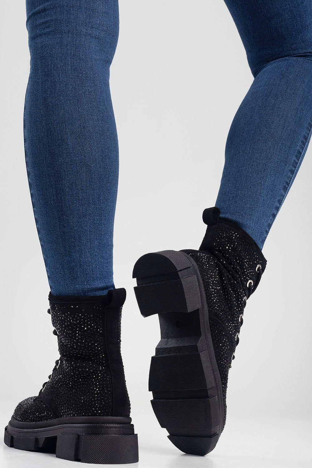 Ladies Step Up Boot - Black