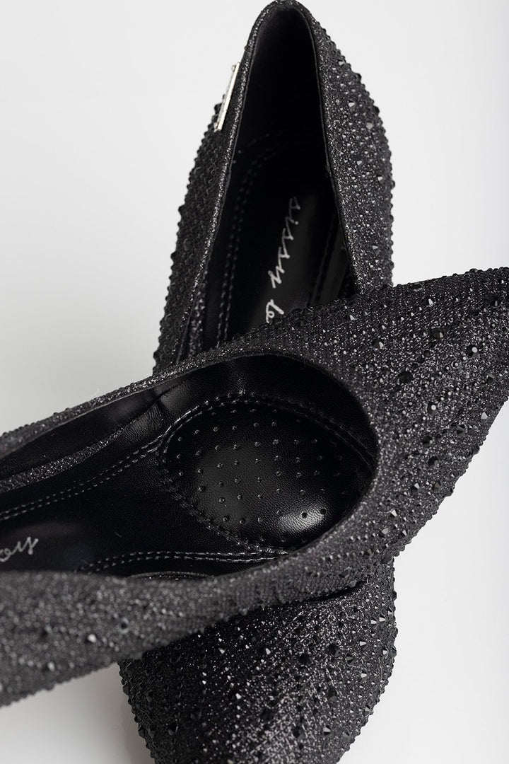 Ladies Glitz & Glamour Heel - Black