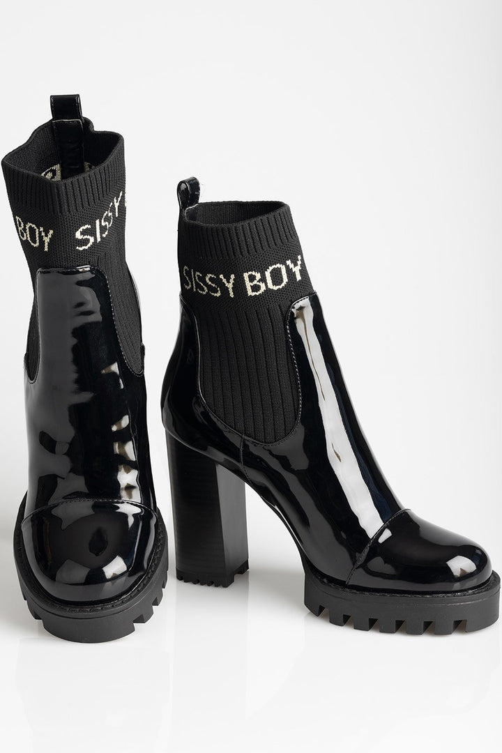 Ladies Sock It Up Boot - Black