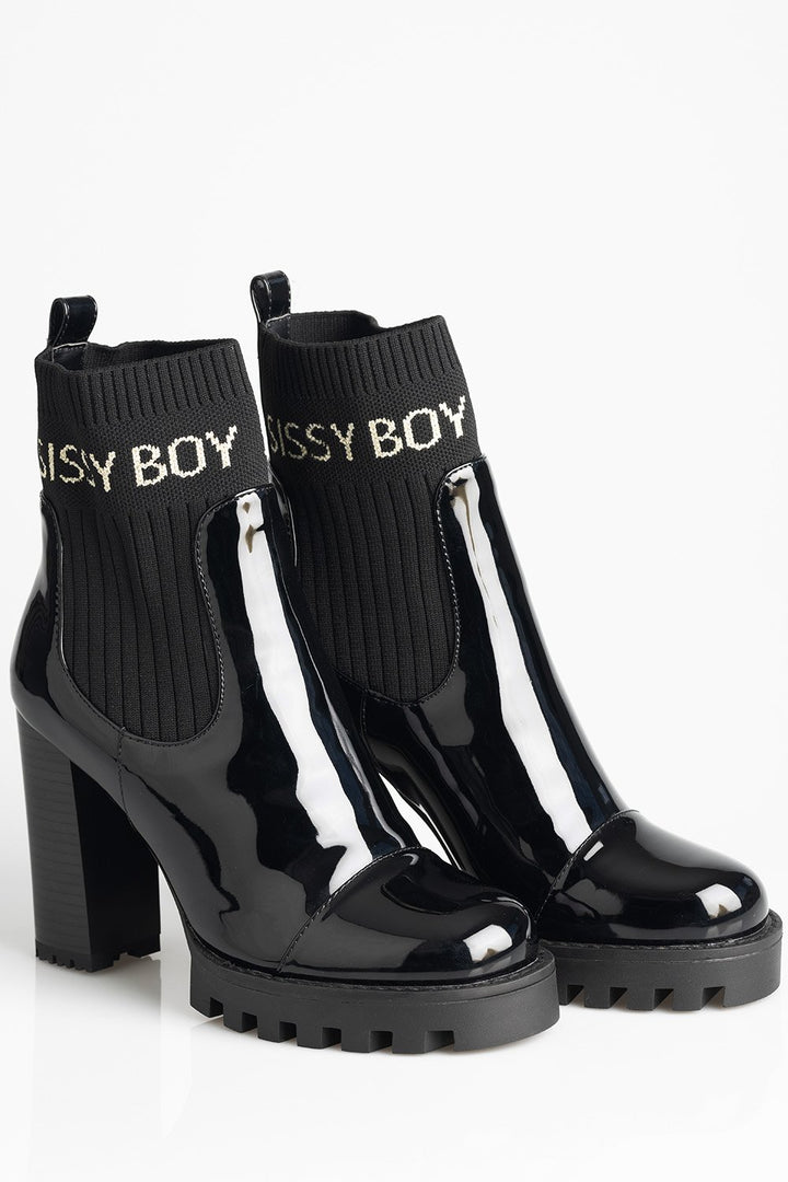 Ladies Sock It Up Boot - Black