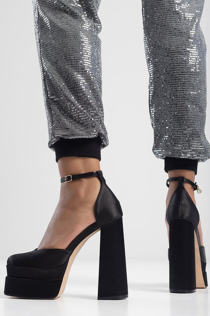 Ladies Platonic Heel - Black