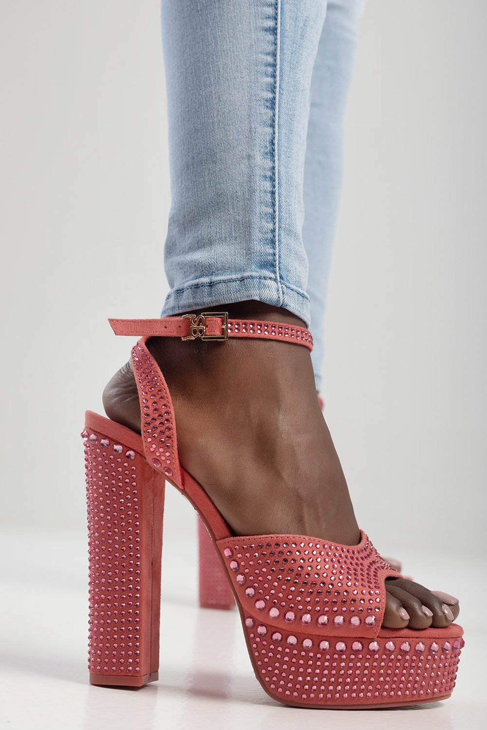 Ladies Glammed Out Heel - Pink