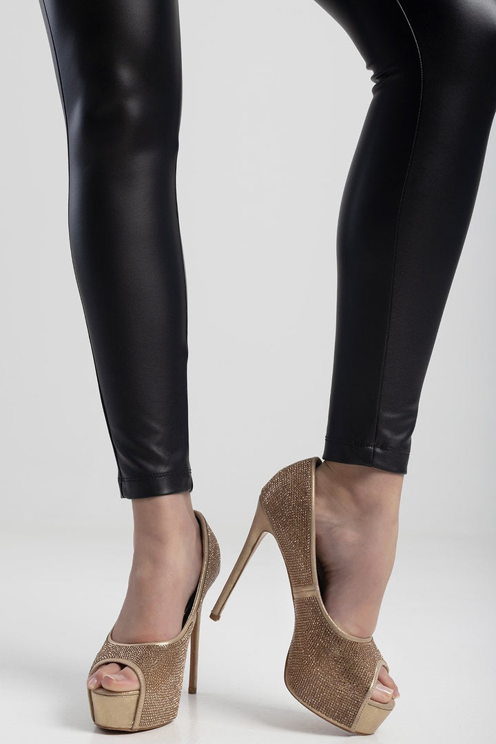 Ladies Prom Night Heel - Gold